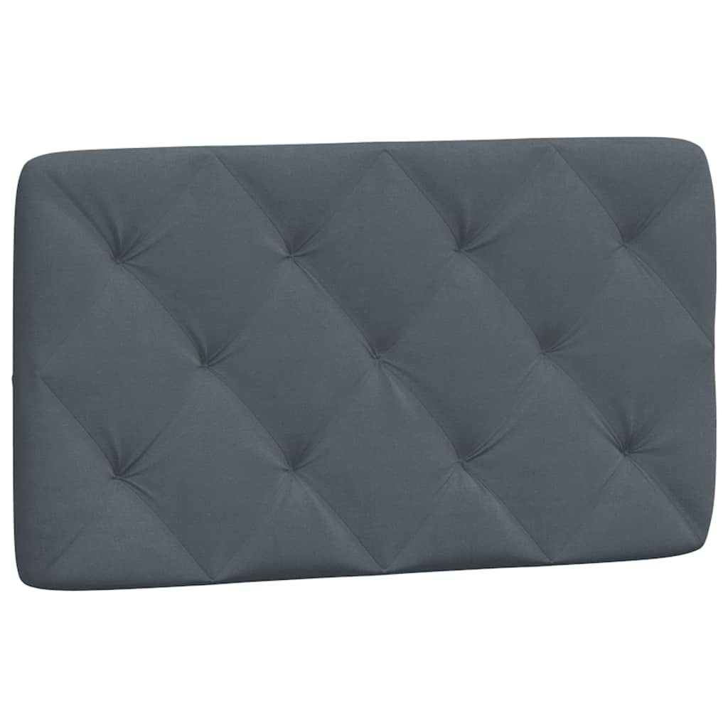 Bed with Mattress Dark Grey 80x200 cm Velvet