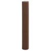 Double Sided Garden Fence Brown 1.8 x 3 m PVC