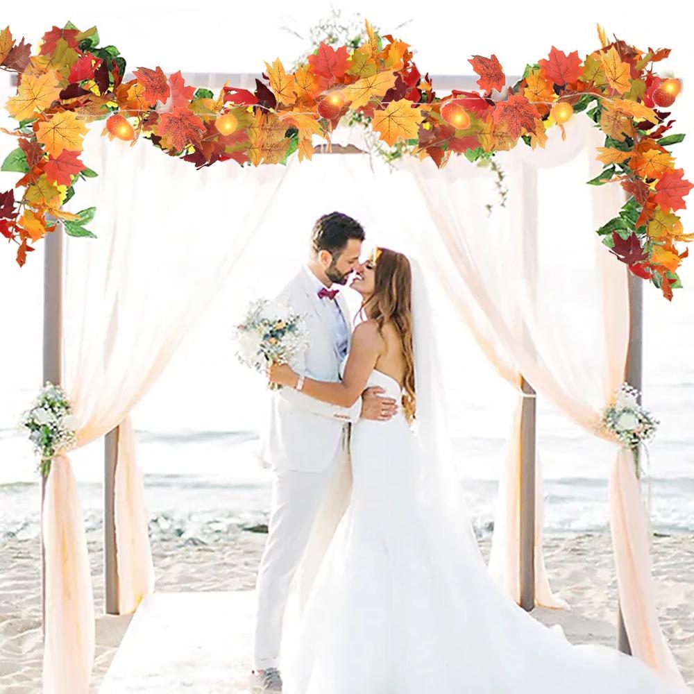 1 шт. Искусственная осенняя листва гирлянда осенняя гирлянда кленовый лист 175 см/шт. подвесная виноградная гирлянда День благодарения для дома свадьба камин вечеринка декор