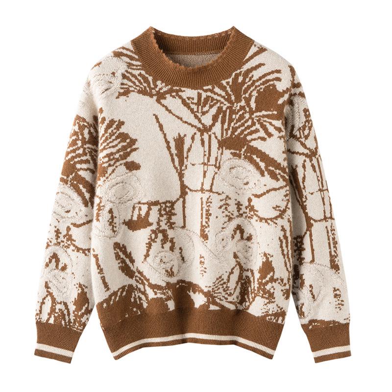Cashmere Wool Sweater: Soft Half-High Collar Knitwear for Autumn/Winter, Warm Inner Layer, Knitted Base Layer, Sweater Coat.