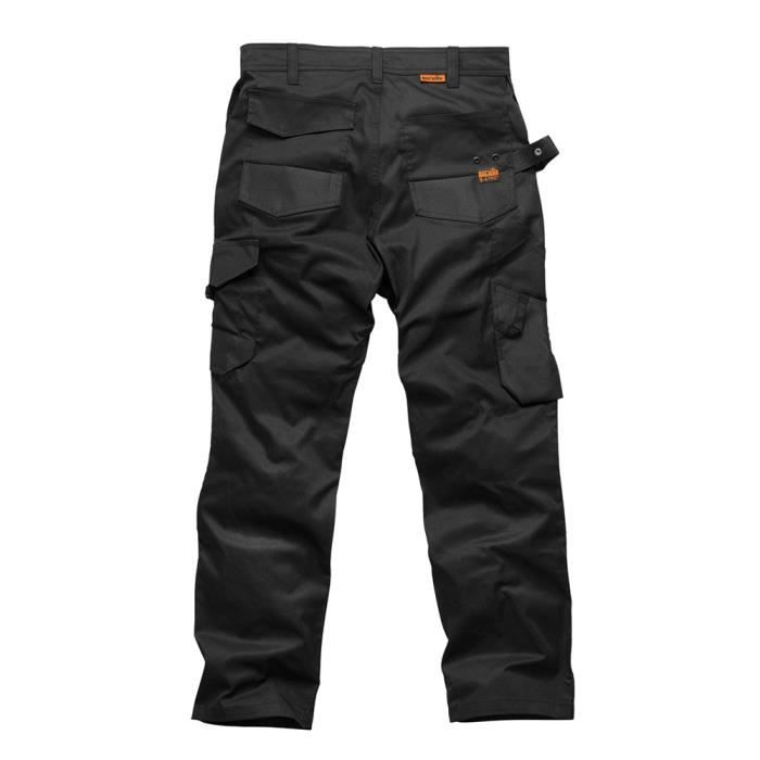 Pantalon de travail - Scruffs - Trade Flex - Noir - Confortable - Durable