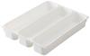 Belca Cupboard Storage Cutlery Tray Set of 3 Width X Depth 26 X Height White Interlocking 6.5 4.3cm SD-CT