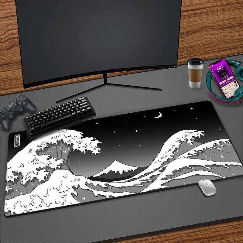 Японский розовый сакура коврик для мыши игровой офисный Фудзи вишневый цвет коврик для мыши XXL коврик для клавиатуры нескользящий ковер для стола ноутбука компьютера