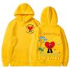 Толстовки Bad Bunny UN VERANO SIN TI, музыкальный альбом, толстовки с принтом в стиле хип-хоп, женская модная нейтральная толстовка унисекс, толстовка большого размера