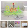 Colorful LED Light-Up Acrylic Drawing & Message Board for Kids