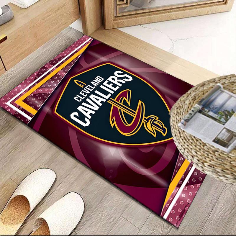football Cavaliers Logo Carpet, Kitchen Rugs, Yoga Mat, Non-Slip Mats, Rug for Bathroom, Living Room bedroom, Camping Rugs Christmas Gift