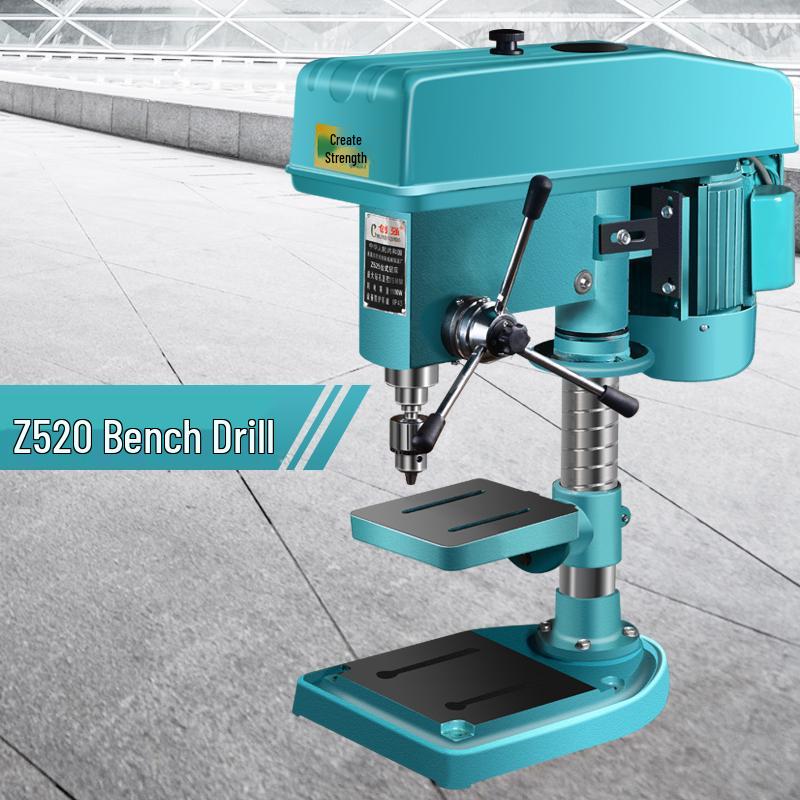 Integrated High-Power Tabletop Drill Press: Multi-Functional 220V Drill Mill and Tapping Machine