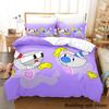 Game Cuphead Mugman Bedding Set Cartoon Anime Three-piece Set Adult Kid Bedroom Duvetcover Sets 3D Kawaii Cama De Casal