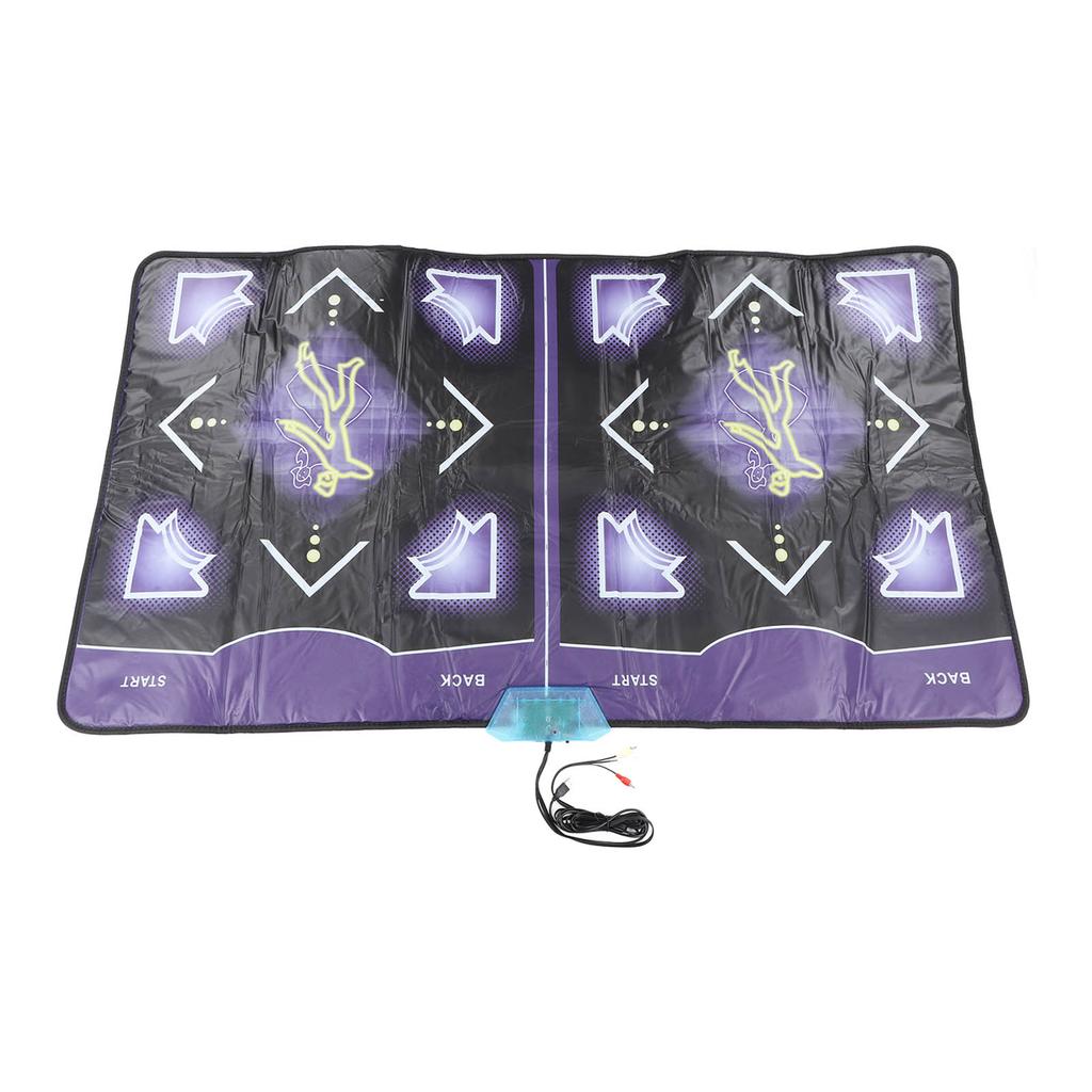 Беспроводной электронный танцевальный коврик AV-кабель Вход HD Двойной пользовательский фитнес-упражнение Противоскользящий пульт дистанционного управления