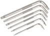 HOZAN Torx Wrench Set Set with Driver and Hex Lobe Wrench for Screws (W-82) - 6-Piece (T6/T8/T10/T15/T20/T25) Star-Shaped Tamper-Proof