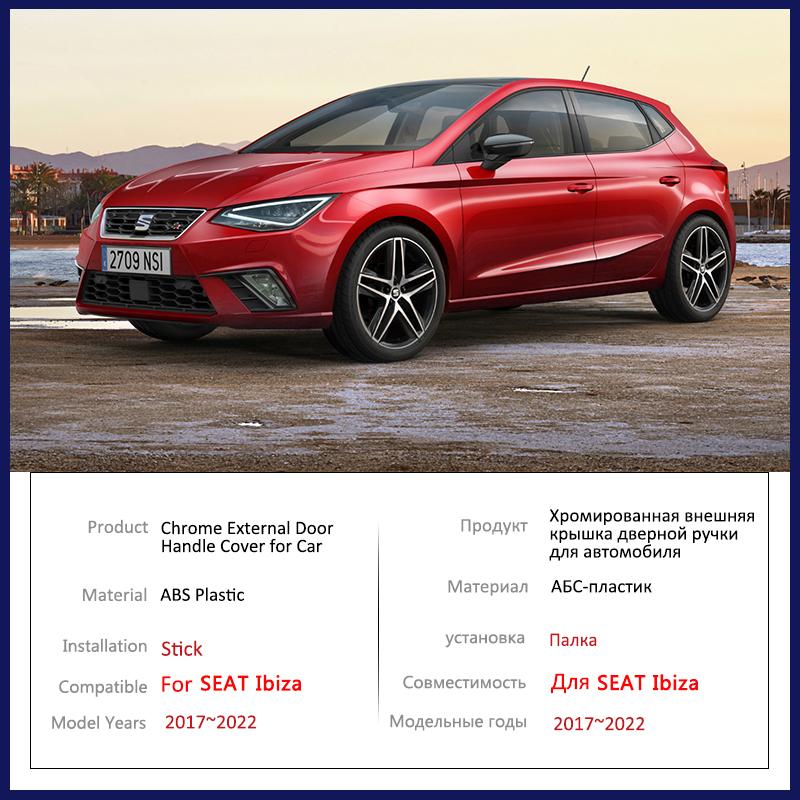 Накладка на дверную ручку из углеродного волокна, подходит для SEAT Ibiza MK5 6F KJ1 2017 2018 2022, автомобильные аксессуары, Стайлинг