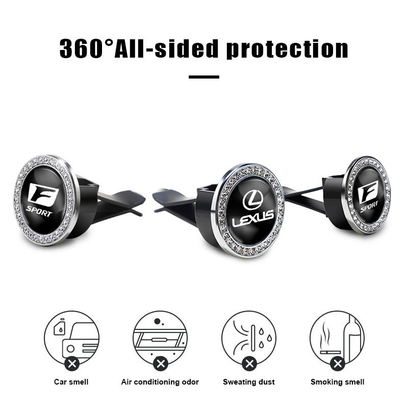 AARY1 1Pcs Air Outlet Aromatherapy Clip Car Solid Perfume Freshener For Lexus F SPORT GS GX IS LS LX CT LBX NX RX 350h 450h ES UX 300e