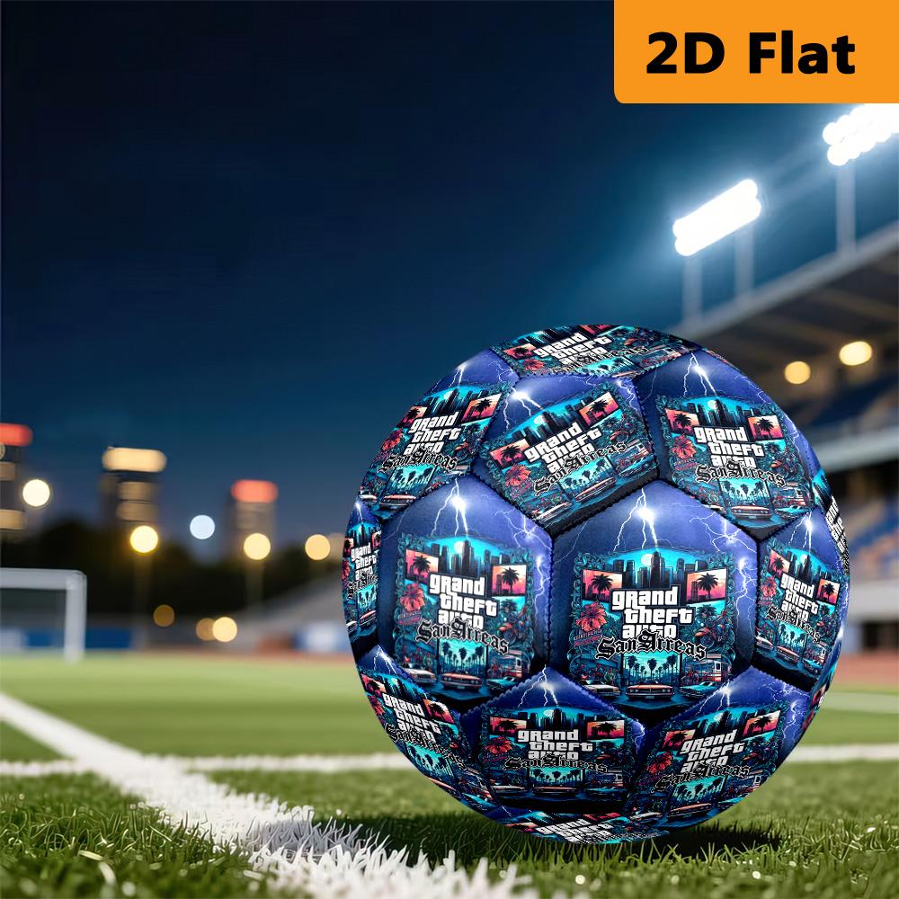 Urban Chaos Crime Soccer Ball Suitable for both training and competition Wear-resistant and slip-resistant High elasticity No. 5 football