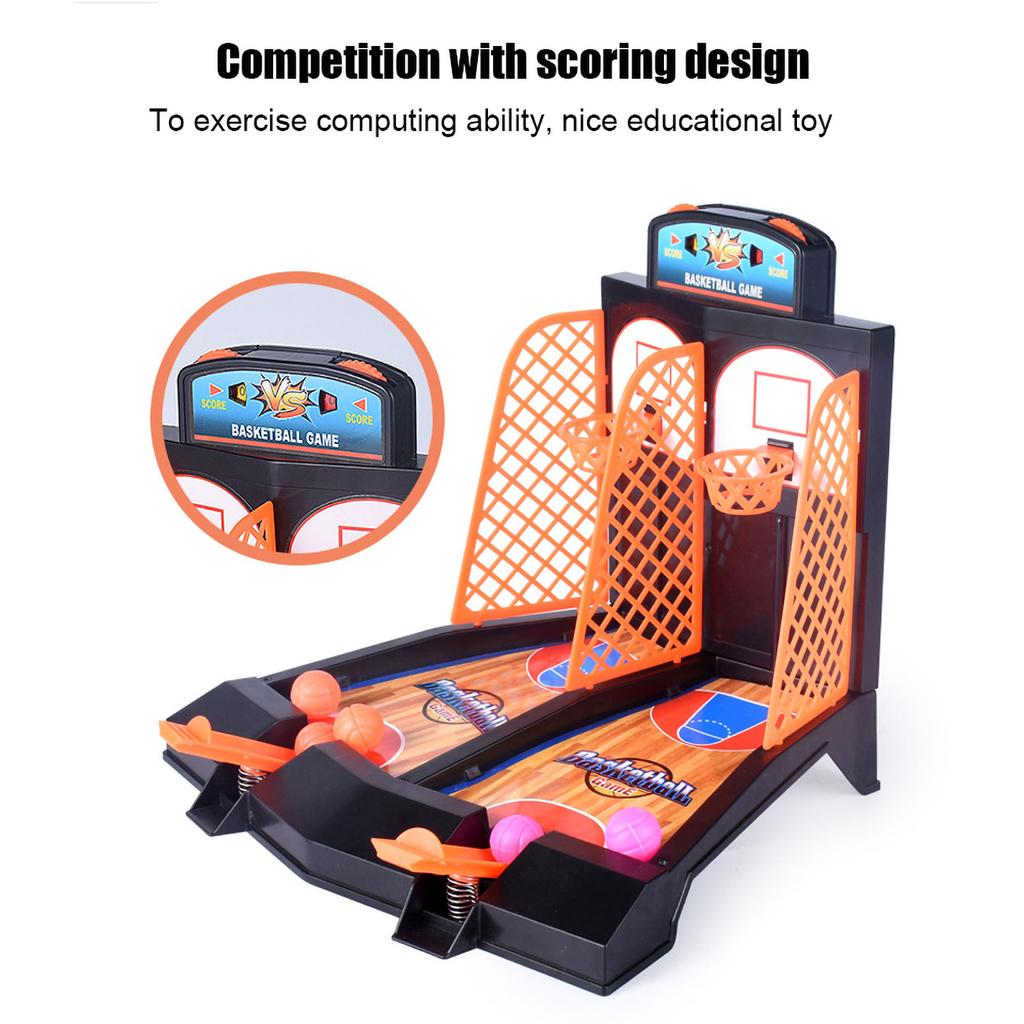 Plastic Kids Table Shooting Basketball Game Parent Children Interactive Desktop Toy Decompression