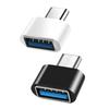 1 пара адаптеров TypeC-USB Преобразование интерфейса Передача данных Преобразование для зарядки для мобильных телефонов и планшетов