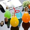 200To500Ml Clear Artificial Light Bulb Shaped Bottle Can Emit Light Drink Cup