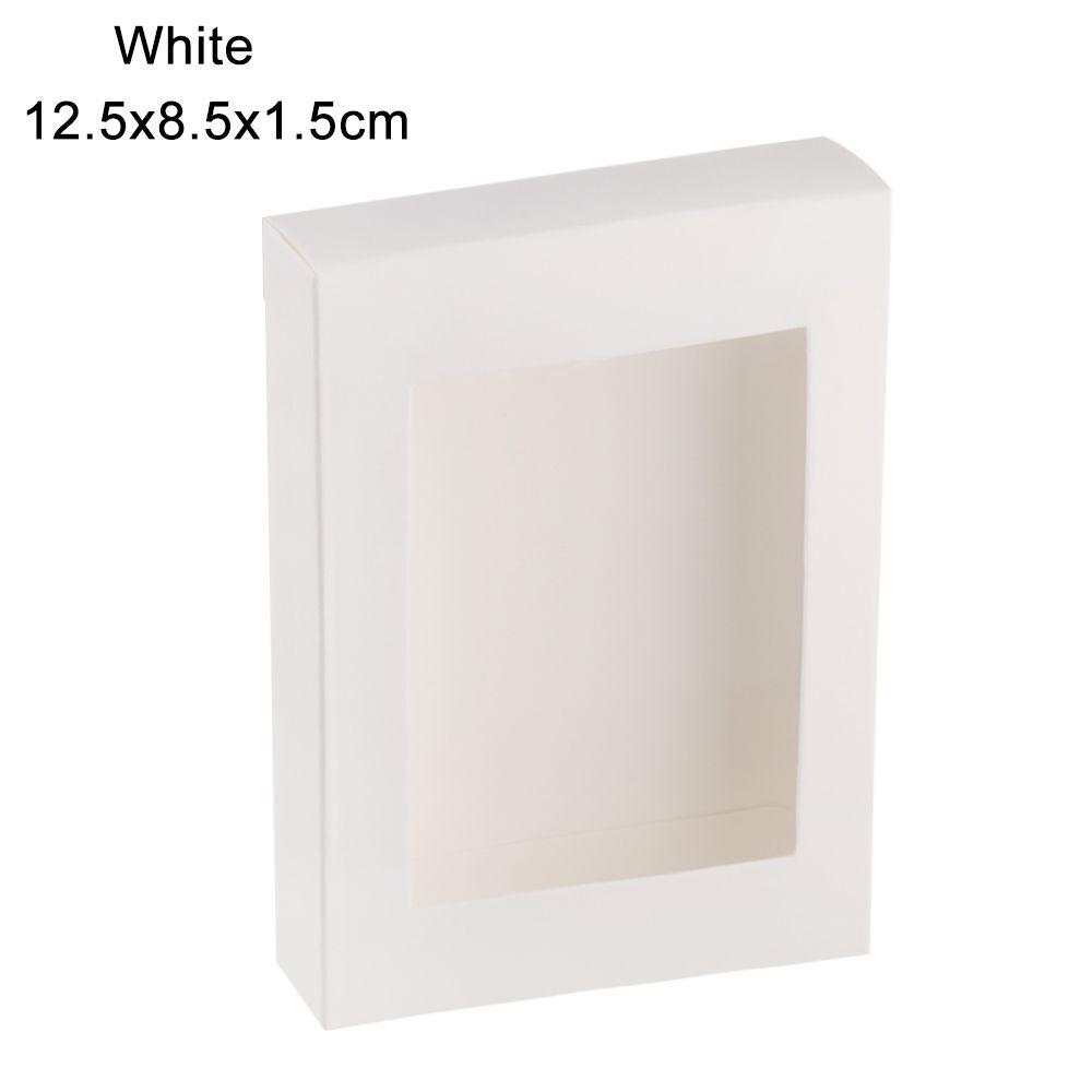 Праздничные принадлежности Подарочный футляр Упаковка для торта Бумажная подарочная коробка Прозрачное ПВХ-окно Мешок для упаковки конфет