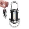 Мини USB-фонарик на брелке, перезаряжаемый, светодиодный, портативный, водонепроницаемый, для кемпинга, карманный фонарь, брелок, подвесной свет, снаряжение для улицы