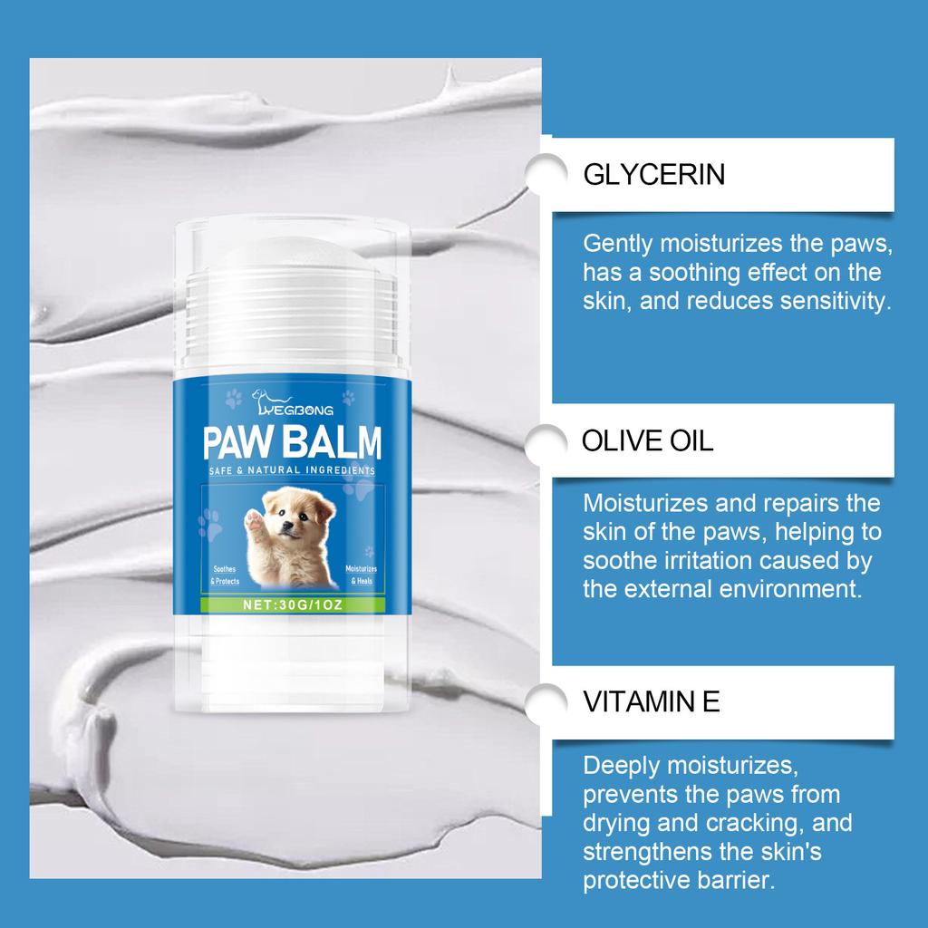 YEGBONG Pet Paw Care Cream Dogs Cats Paw Care Moisturing Feet Foot Pad Care