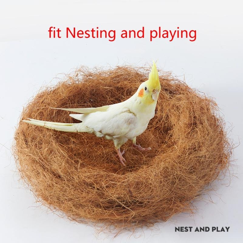 500g/200g Natural Bird Supplies Sterilized Natural Coconut Fiber for Bird Nest Excellent Toy Bird Nesting Materials