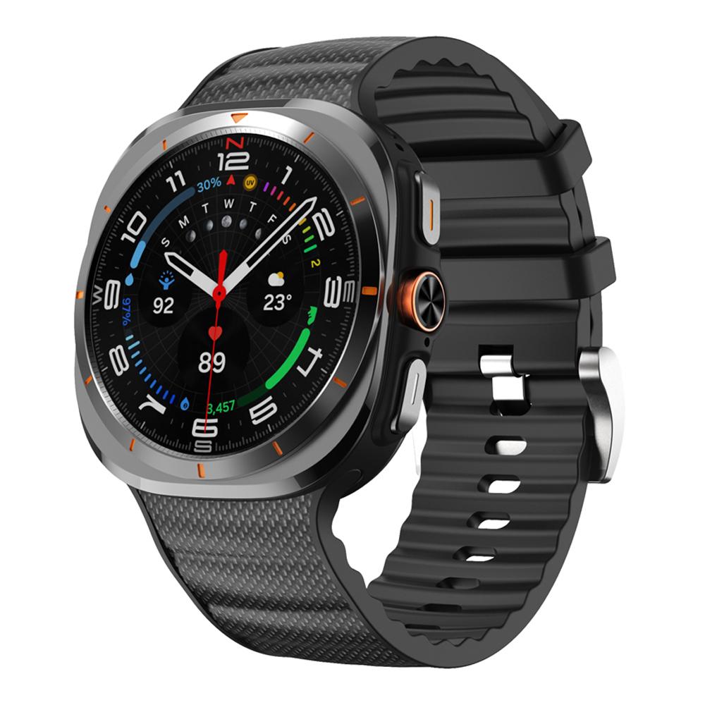 Функциональный нейлоновый силиконовый ремешок для Samsung Galaxy Watch Ultra 47 мм, браслет на запястье, спортивный браслет
