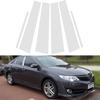 6Pcs Silvery Car Door Window Pillar Posts Trim Cover Sticker For Toyota Camry 2012 2013 2014 2015 2016 2017 BC Column Parts