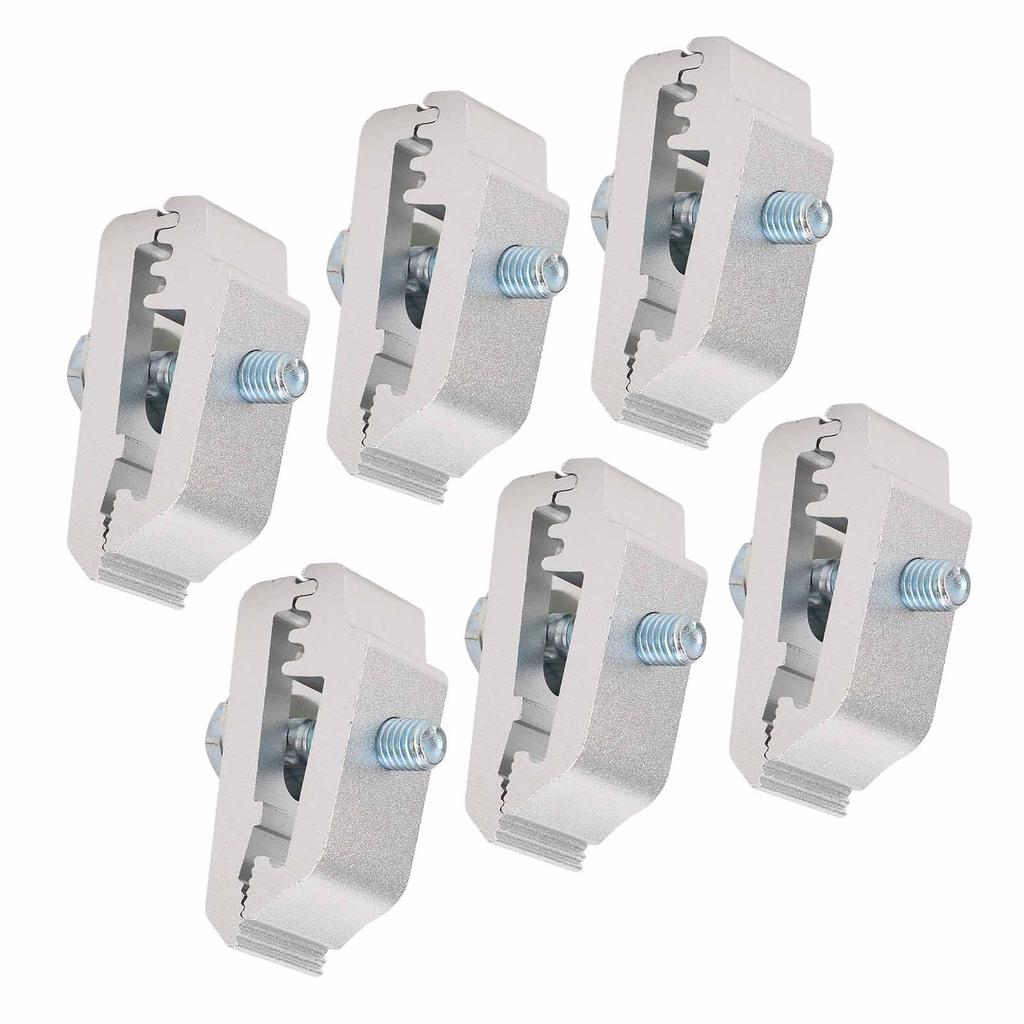 6pcs Truck Bed Cover Clamps 1112514 Aluminum Low Pro Truck Mounting Clamps for Most Truck Beds