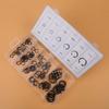 100pcs Black C Clips Snap Circlip Clip Shop Assortment Internal External Lock Retaining Kit for Industrial Fasteners 11mm - 21mm 6 Sizes with Box