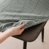 Washable Chair Seat Cover Solid Color Stool Cover Universal Fiit Stool Case  for Square Chairs