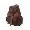 Genuine Leather Backpack Laptop Hiking Shoulder Rucksack Bag For Men & Women