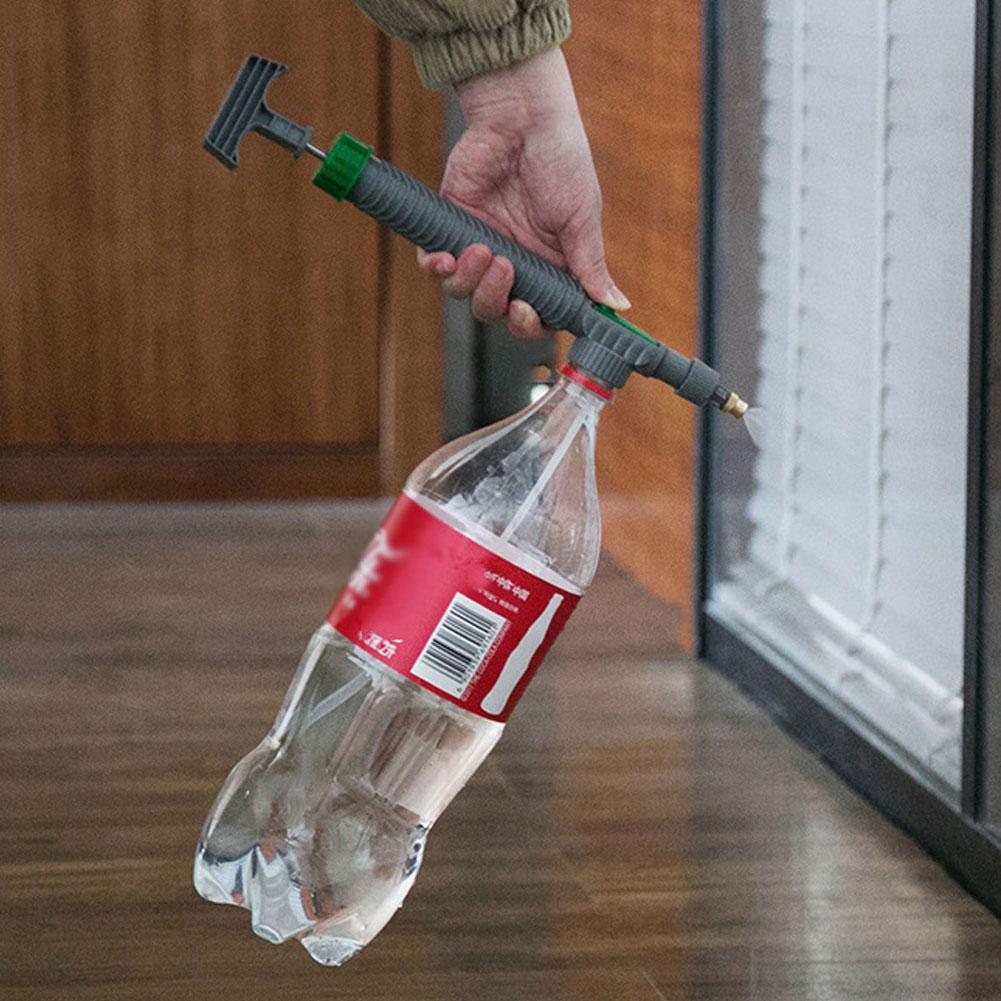 Ручной опрыскиватель Регулируемая насадка с воздушным насосом высокого давления Головка распылителя для бутылки для напитков Садовые принадлежности для полива Ирригационный разбрызгиватель Садовый инструмент
