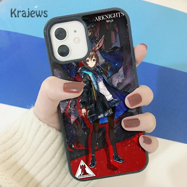 Мягкий чехол для телефона Krajews Amiya Ansel Arknights для iPhone 14 5 SE 6s 7 8 plus X XR XS 11 12 13 pro max Samsung S21 S22ultra