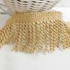 11M Polyester Fringe Lace Fabric Trim Craft Supplies Gold Fringe Trim Lace Trim Ribbon  Latin Dress