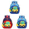 Construction Equipment Kids Backpack With Breathable Material And Cartoon Excavator For Early School