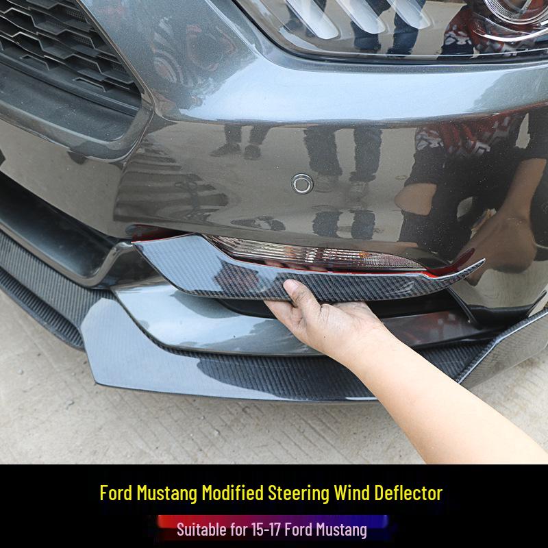 Carbon Fiber Wind Knife Turn Signal for 15-17 Ford Mustang