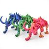 3D Printed Adorable Movable Mammoth Cartoon Skeleton Toy