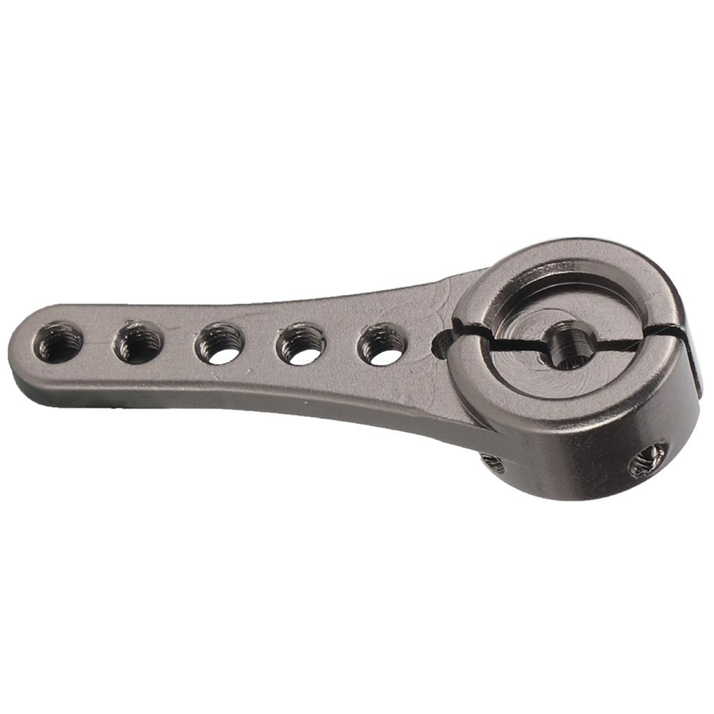 Длинный рулевой сервопривод из алюминиевого сплава, 25T, подходит для радиоуправляемых машин масштабом 1/10, 1/8, 1/5 (титан)