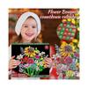 Flower Bouquet Blocks Christmas Advent Calendar, Xmas 24 Days Sunflower Bouquet Blind Box