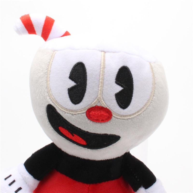 25Cm Adventure Game Cuphead Plush Toy Mugman The Devil Legendary Chalice Plush Dolls Toys For Children Gifts
