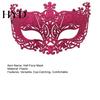 Glitter Masquerade Mask Half Face for Women Hollow Carving Elegant Fancy Dress Party Lightweight Comfortable Elastic Strap Halloween Costume Accessory