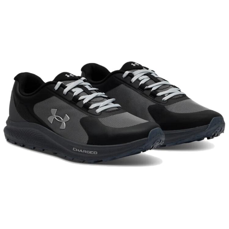 Under Armour Charged Bandit Trail 3 Comfortable Versatile Durable Breathable Low-Top Casual Running Shoes Men Sneakers Black 6007221-001