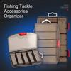 Lure Bait Organizer Portable Large Capacity Reusable Multifunctional Container Protection Translucent Fishing Tackle Bait Hooks Storage Box