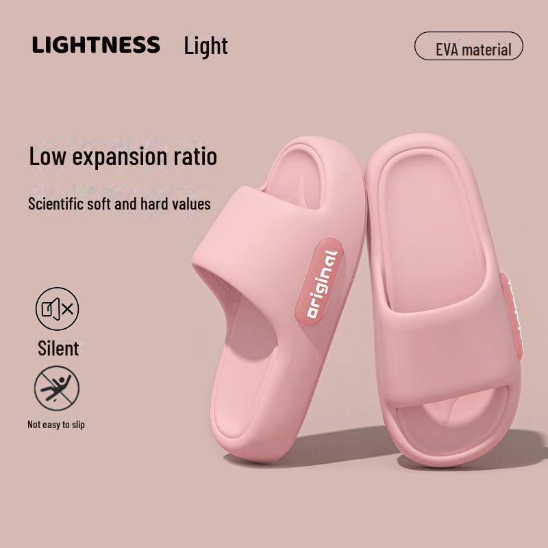 Summer Eva Non-Slip Indoor Slippers: Cozy Thick-Soled Sandals for Home, Bath, or Hotel
