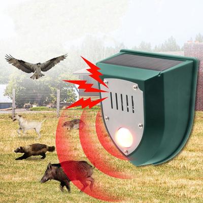 Всепогодная Солнечная Сигнализация с Датчиком Движения, Работающая от Солнечной Энергии, Водонепроницаемый Отпугиватель Животных, Инфракрасный Датчик Движения, Устройство для Отпугивания