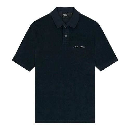 Lyle & Scott Mens Towelling Polo Shirt