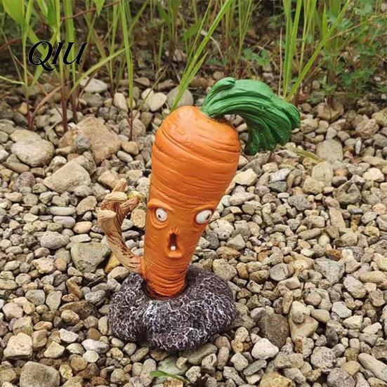 Фигурка зомби из смолы, статуэтка тыквы на Хэллоуин, садовая статуэтка-скульптура с жуткой текстурой, декорация для патио,