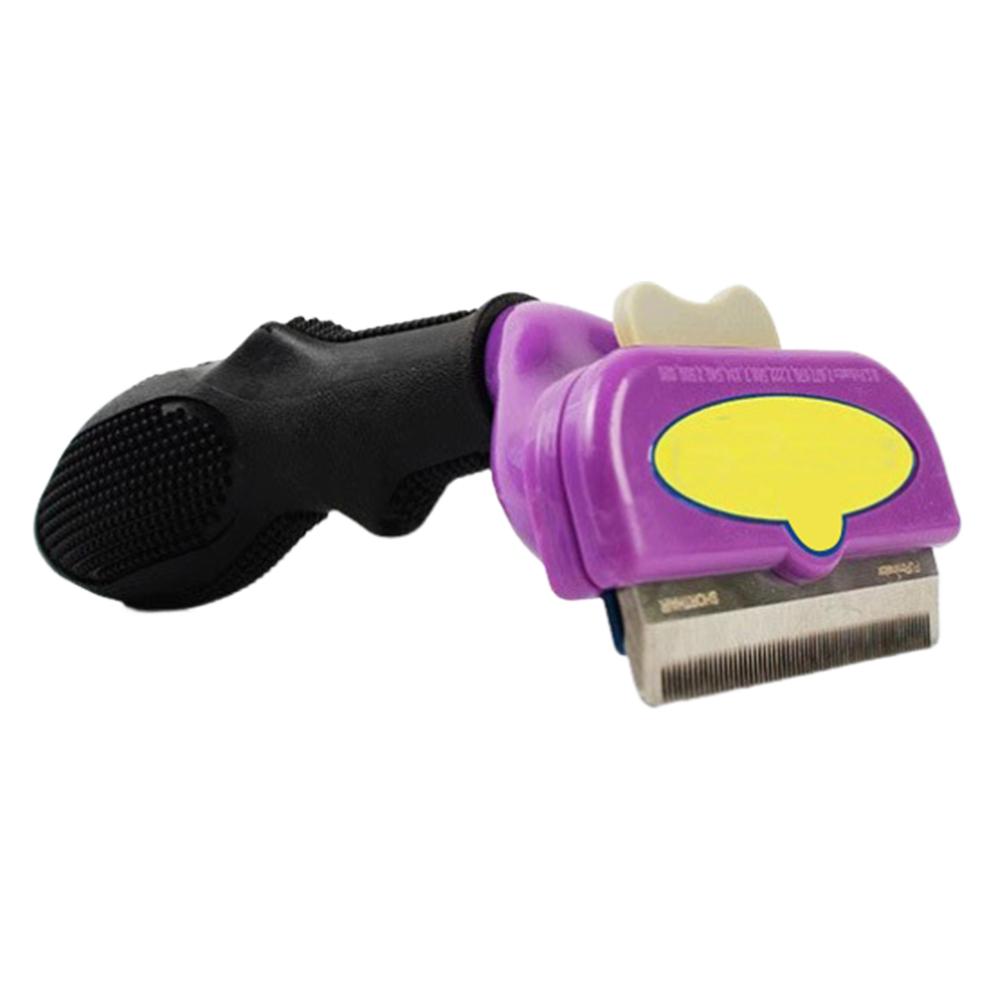 Deshedding Brush Removes Loose Hair and Tangles Self Cleaning Slicker Brush Deshedding Tool for Long Short Haired Dogs Cats