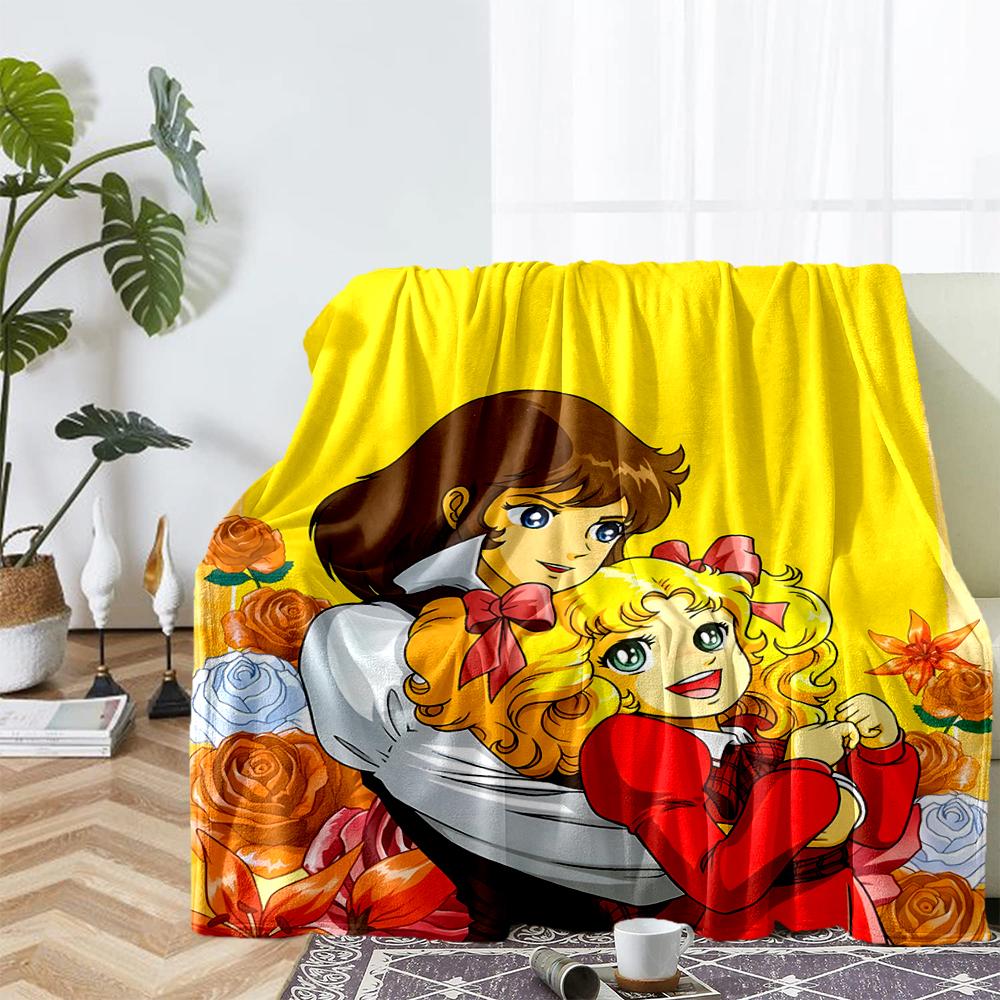 The Rose of Versailles Theme Printed Blanket - Perfect for Couch, Bed, Travel & Outdoor Use | Machine Washable, Cozy & Durable.