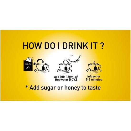 Зеленый чай Girnar с лимоном и медом (36 чайных пакетиков)