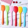 Silicone Cream Baking Scraper Non Stick Butter Spatula Cutter Chocolate Smoother Heat Resistant Kitchen Pastry Tools Stir
